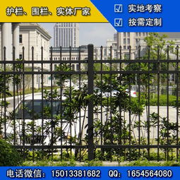 东莞工厂锌钢护栏批发 佛山公园组装护栏 揭阳厂区锌钢围栏